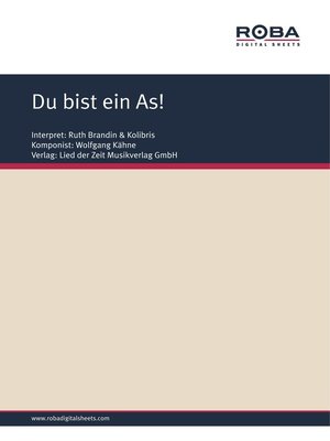 cover image of Du bist ein As!